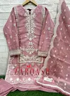 Zarqash 216 Organza Embroidery Pakistani Readymade Suits Online Wholesale